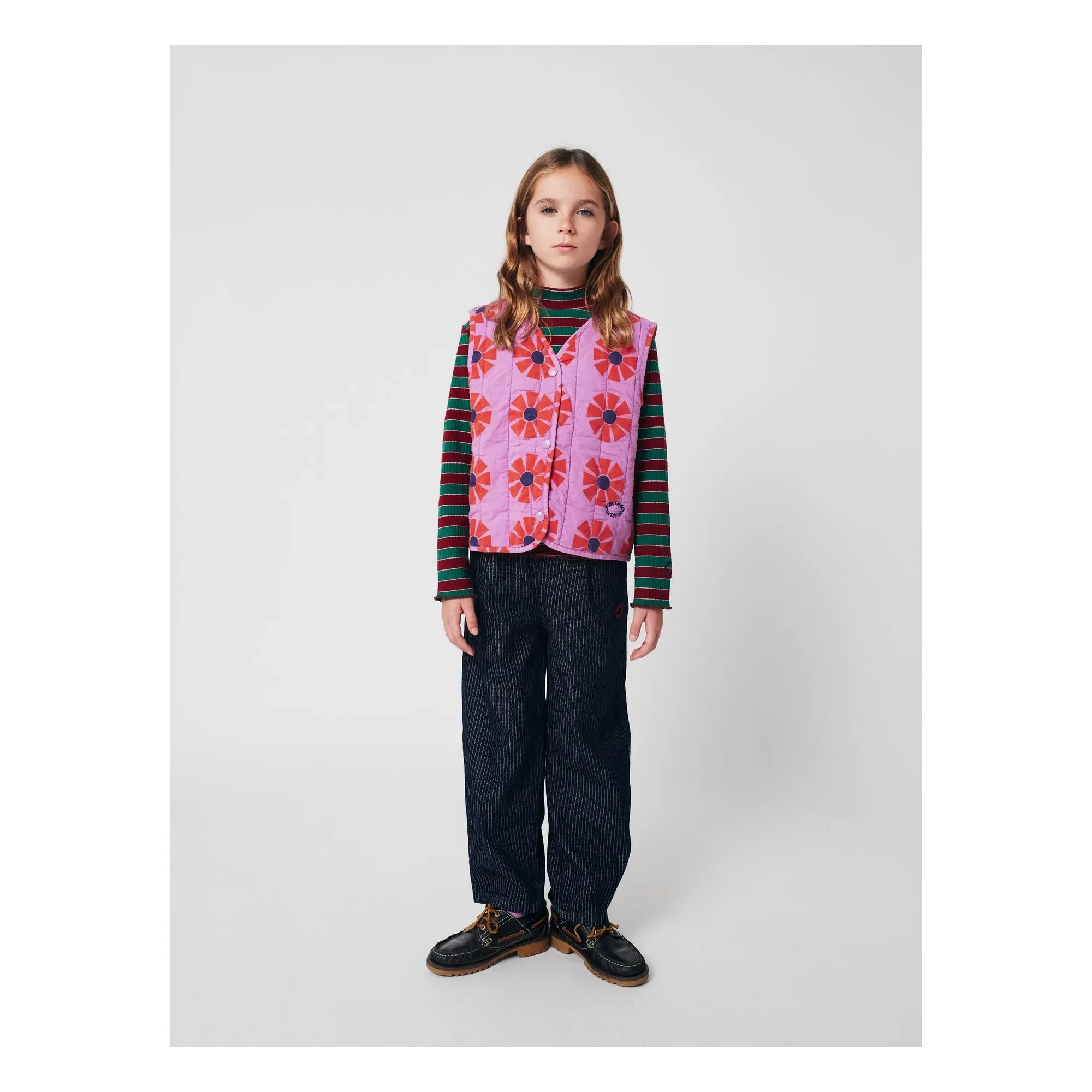 Bobo Choses - Kaleidoscope Organic Cotton Sleeveless Jacket | Purple