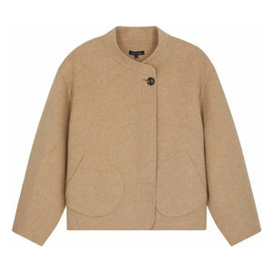 Soeur - Windsor Wollmantel | Heather beige