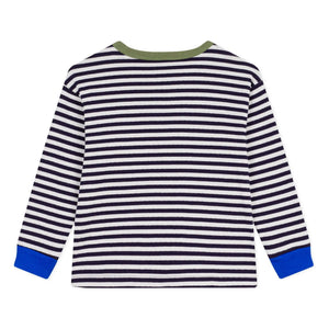 Petit Bateau – Gestreiftes T-Shirt | Blau