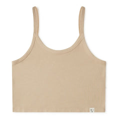 Matona - Cropped Organic Cotton Tank Top - Women's Collection | Powder
