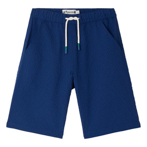 Bonpoint - Short Ethan Carreaux Recycled Fiber | Indigo Blue