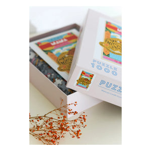 La Petite Épicerie - Mama Puzzle by Camille Gressier - 1000 Parça
