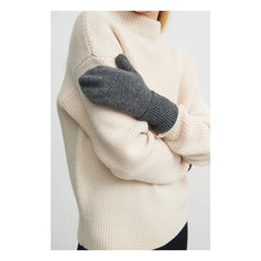 FUB - Wool Fingerless Gloves - Women's Collection | Gray