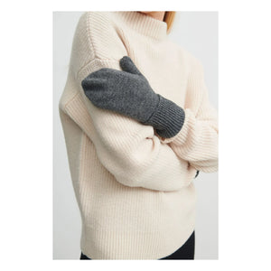 FUB - Wool Fingerless Gloves - Women's Collection | Gray