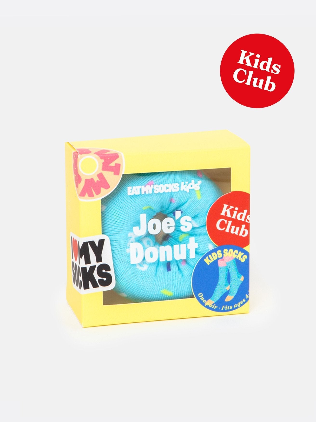 Eat My Socks Enfant Joe Donut Chaussette Bleue Dinossi