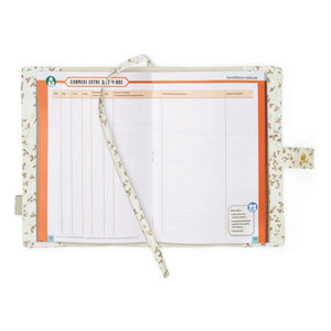 Cam Cam - Sağlık kitap kılıfı Ivy | Kahverengi