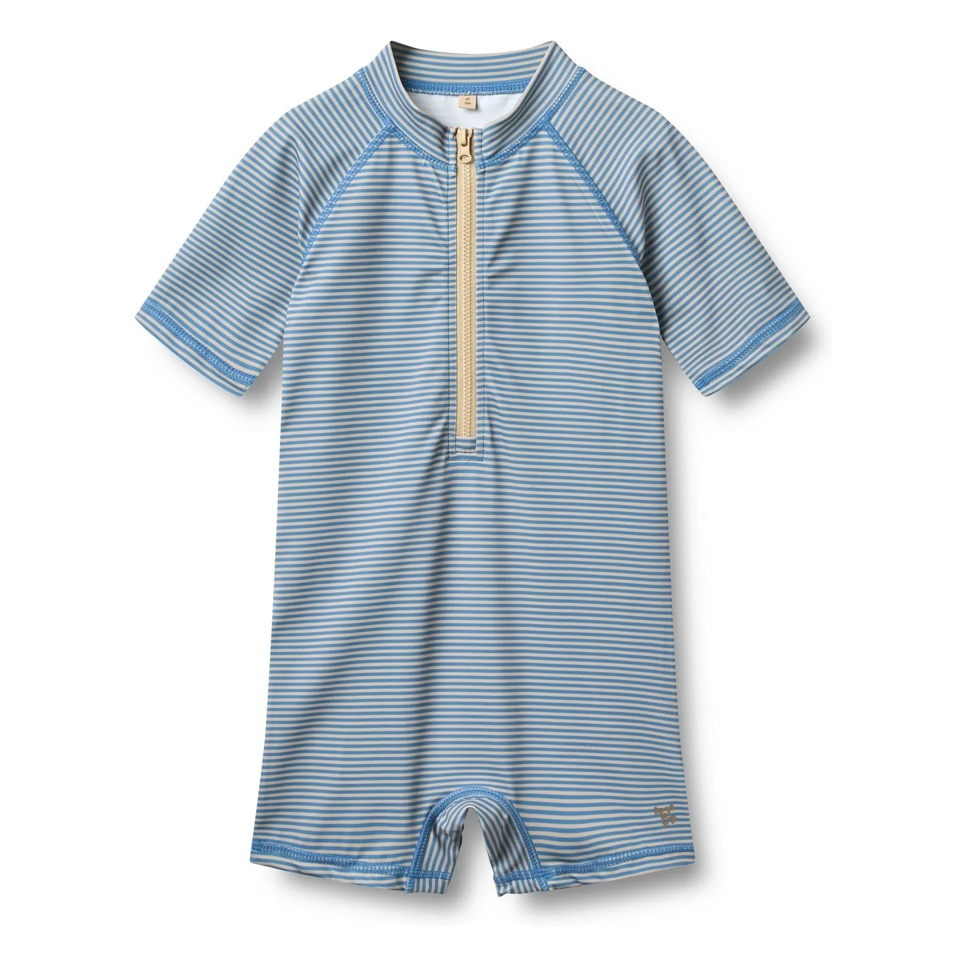 Wheat - Bathing Suit Cas Rayée Recycled Fiber | Light Blue