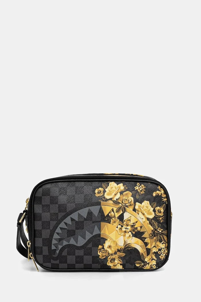 Sprayground suni deri kozmetik çantası