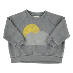 Piupiuchick - No Bad Weather organik pamuk sweatshirt | Gri