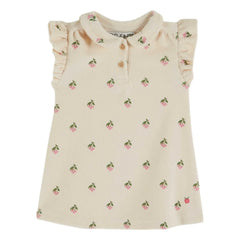 Emile et Ida – Schwammkleid aus Bio-Baumwolle | Creme