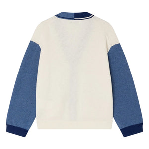 Bonpoint – Strickjacke Loris aus Bio-Baumwolle | Ecru