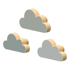 Cam Cam - Nuage Kanca Seti - 3'lü | Gri mavi
