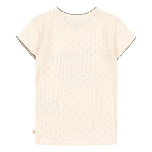 Konges Sløjd - Minnie Cherry Organic Cotton T-Shirt | Off-White