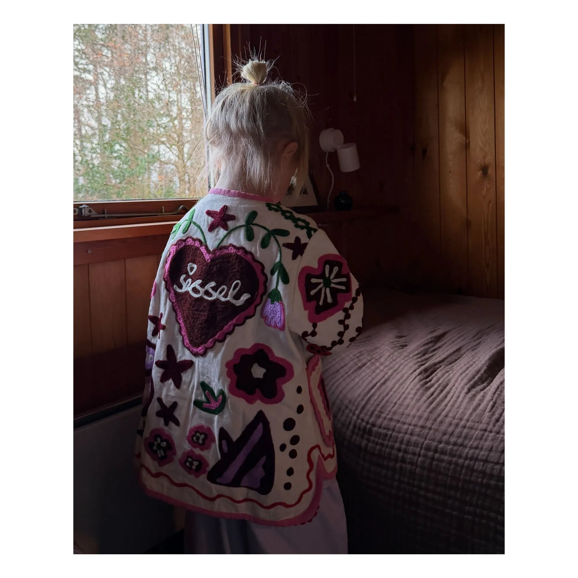 SISSEL EDELBO - Maggie Embroidered Jacket - Children's Collection | Ecru