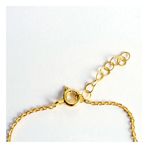 Adorabili - Duo Charms Adjustable Bracelet | Gold