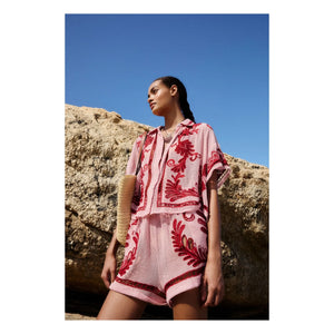 Farm Rio – Arabeske Shorts | Rosa