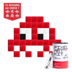 Pixel Corner - Pixel Art Kiti - Küçük Uzaylı | Kırmızı