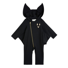Mini Rodini - Organik pamuklu Bat suit | Siyah
