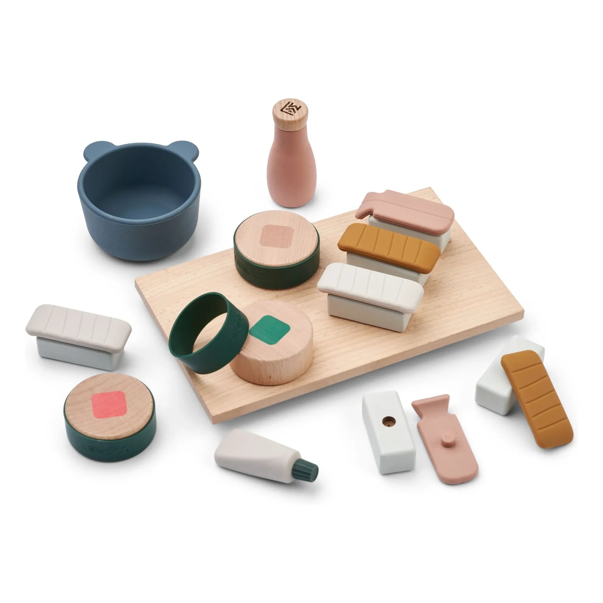 Liewood - Quentin Holz-Sushi-Set | Sandy multi mix