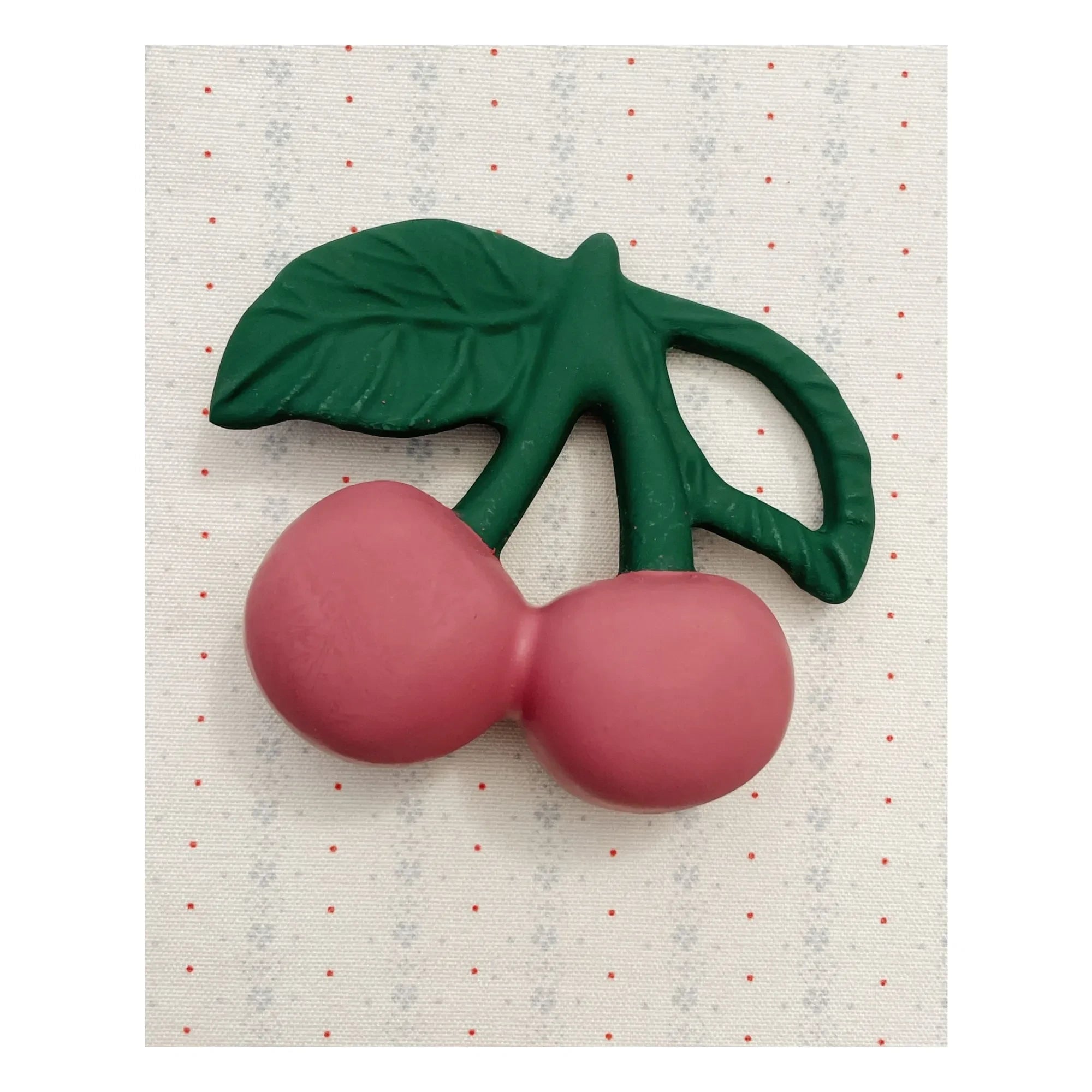 Konges Sløjd - Cherry teething ring | Red