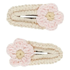 Rylee + Cru - Haarschleifen-Set mit 2 Blumen | Rosa