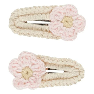 Rylee + Cru - Haarschleifen-Set mit 2 Blumen | Rosa