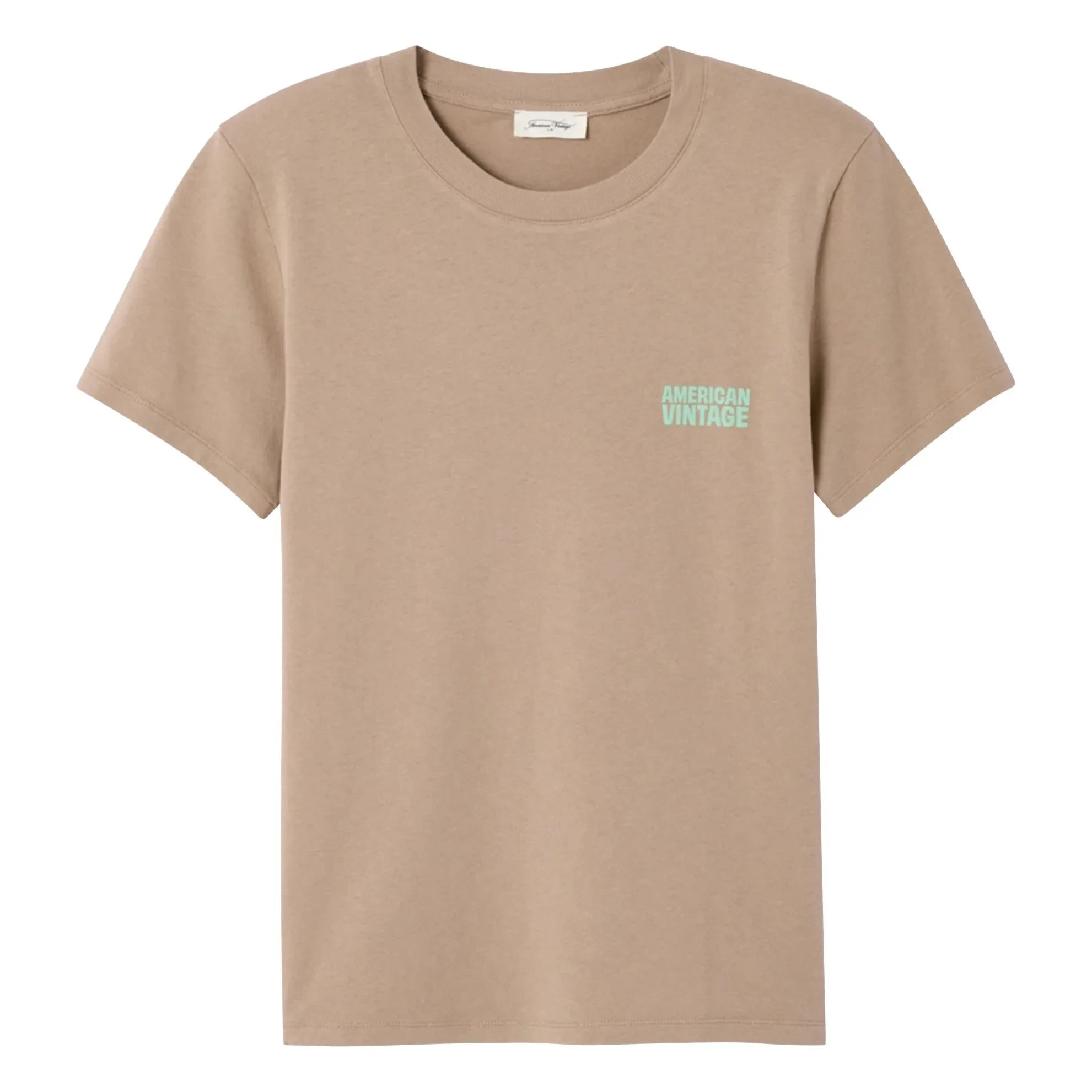 American Vintage - Ykobow Baumwoll-T-Shirt | Beige