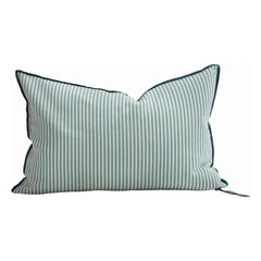 Maison de Vacances - Portofino Stoff Vice Versa Kissen | Aqua