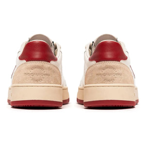 Bob Wolf - Legacy Deri ve Süet Sneakers | Kırmızı