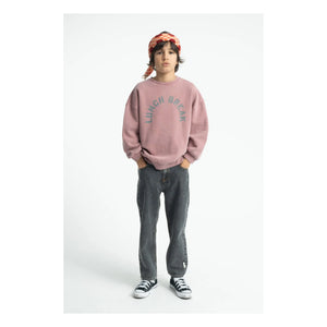 Piupiuchick - Lunch Break organik pamuklu sweatshirt | Pembe