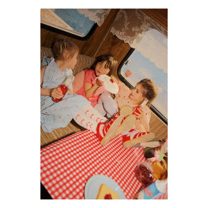 Flöss - Dolly Vichy Dress | Apricot