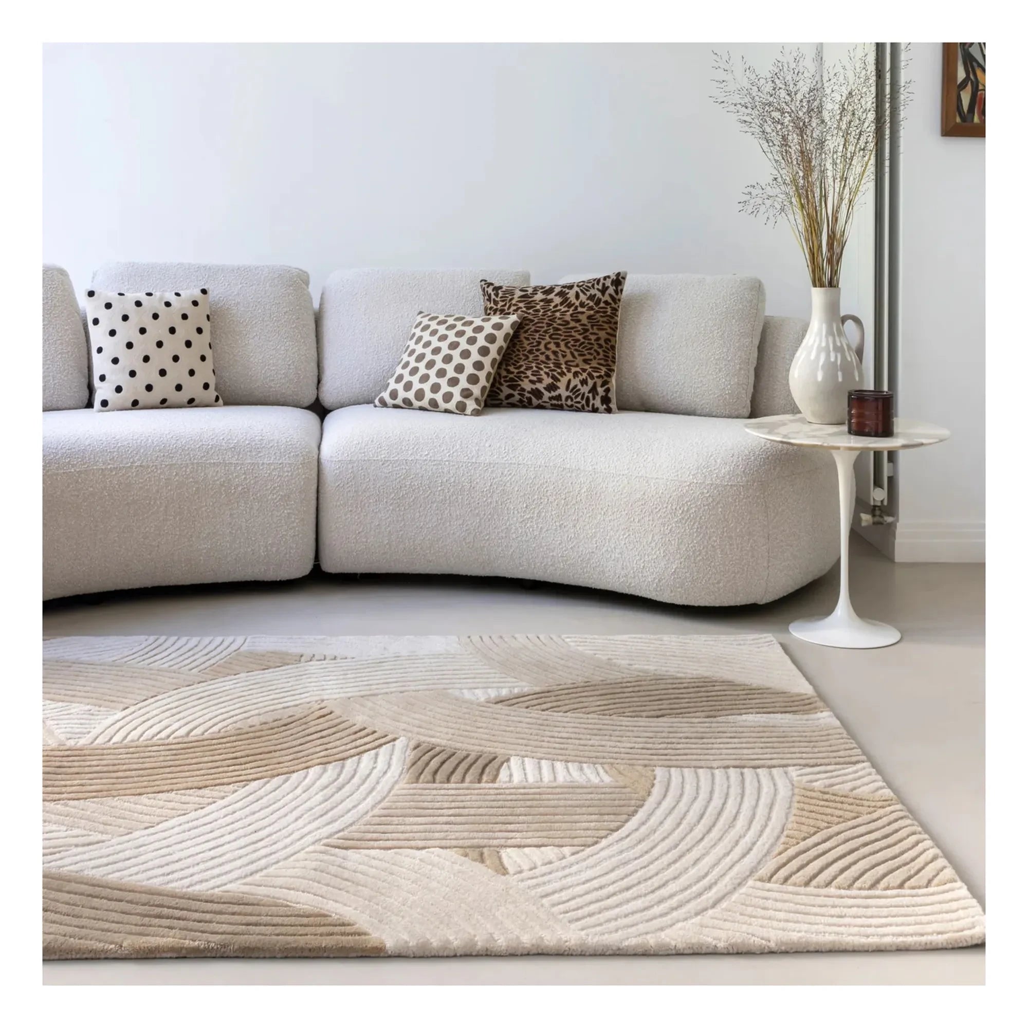 Edito - Canopée Wollteppich | Beige