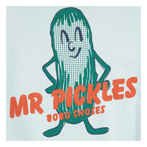 Bobo Choses - Mr Pickles organik pamuk sweatshirt | Açık mavi