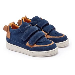 Donsje - Rinou Koala Wildleder-Sneakers mit Zacken | Nachtblau