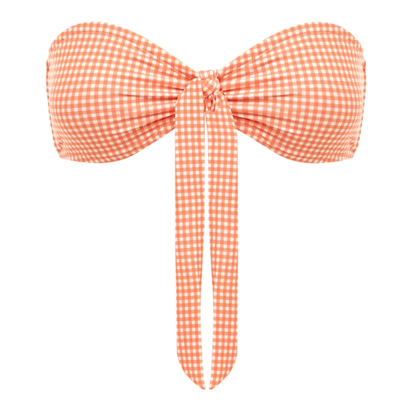 Peony - Sleeveless tied top | Coral pink