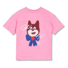 Wynken - Pink Organic Cotton Cat T-Shirt