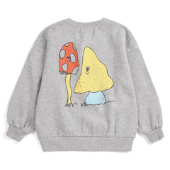 Bobo Choses - Mantar Sweat Organik Pamuk | Heather gri