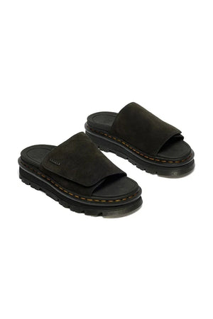 Dr. Martens Süet Platform Terlik ZebZag Slide