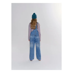 Main Story - Düz Kesim Salopet | Açık Denim