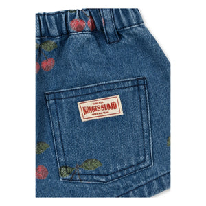 Konges Sløjd - Denim etek Magot Cerises Organik Pamuk | Mavi