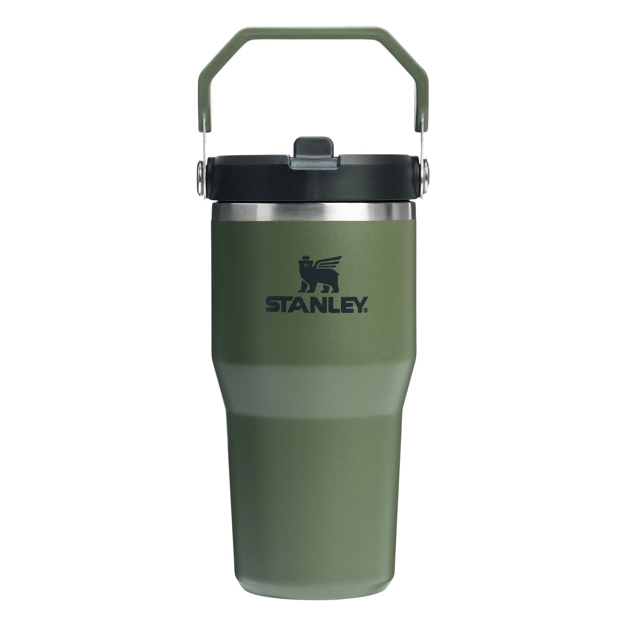 Stanley 1913 - Insulated Thermo Cup - IceFlow Flip Straw 2.0 | Chrome Green
