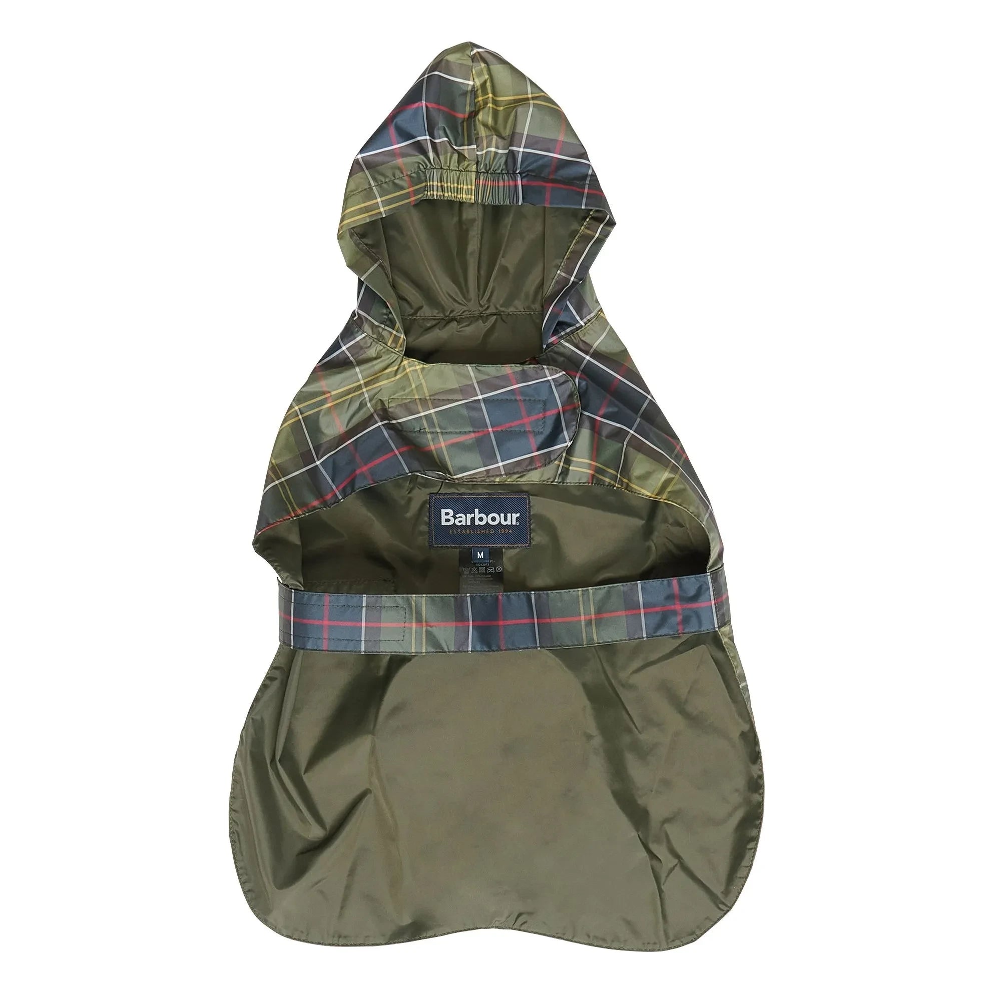 Barbour - Faltbarer Tartan-Mantel für Hunde | Blau