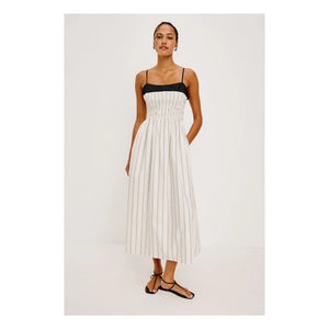 Rails - Gestreiftes Kleid „Primrose“ | Weiß