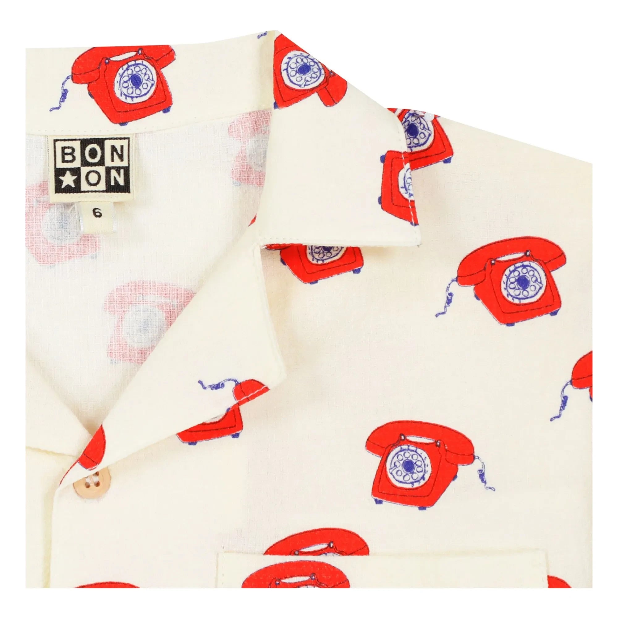 Bonton - Las Vegas Phones T-Shirt | Ecru