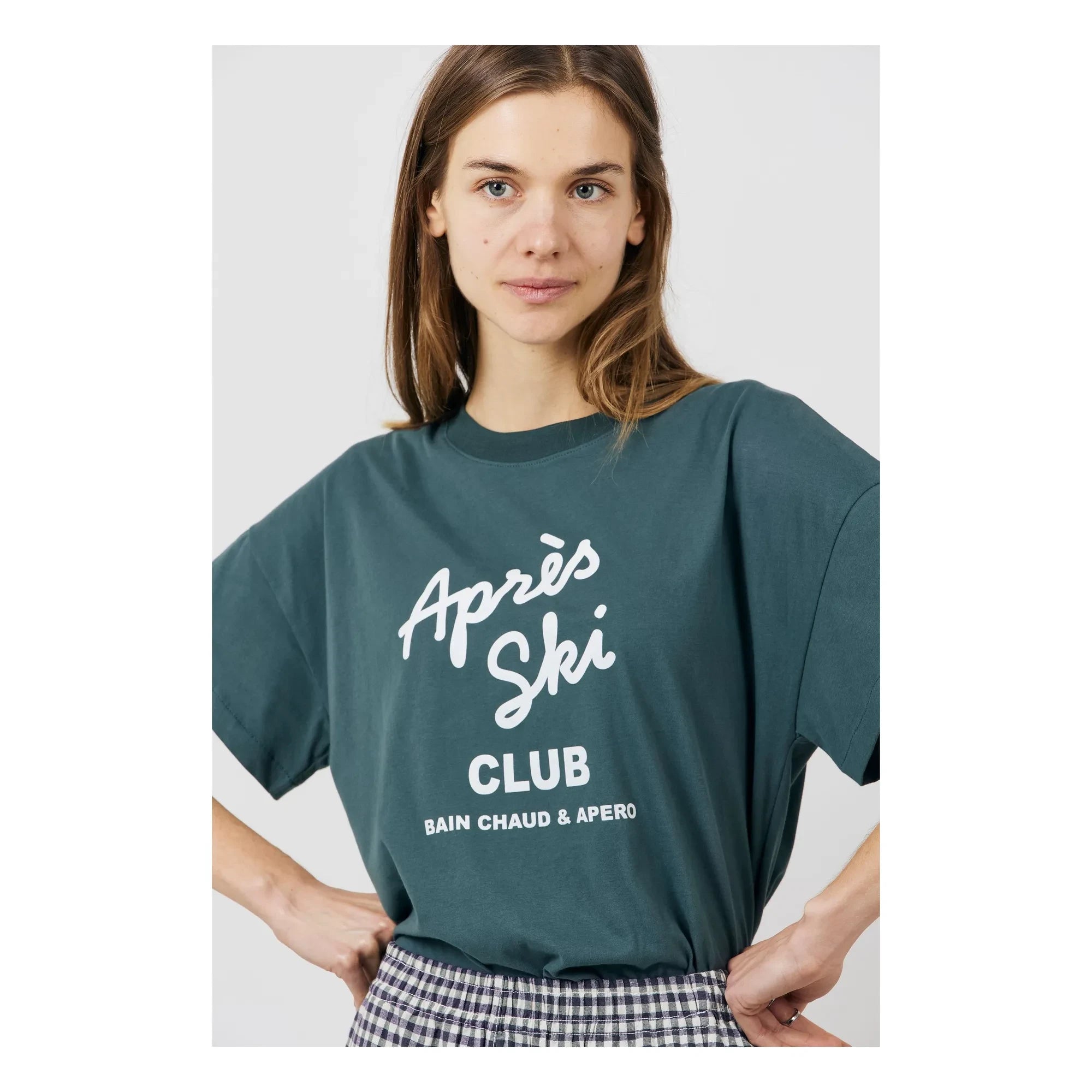 a.p - Georgia organik pamuk tişört | Forest Green
