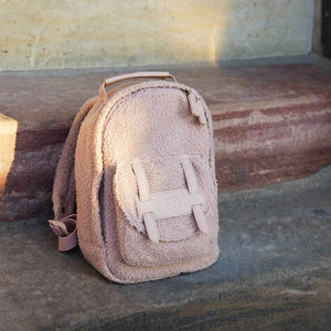 Elodie Details Mini Backpack - Pink Bouclé-Changing Bags-Pink Boucle- | Natural Baby Shower