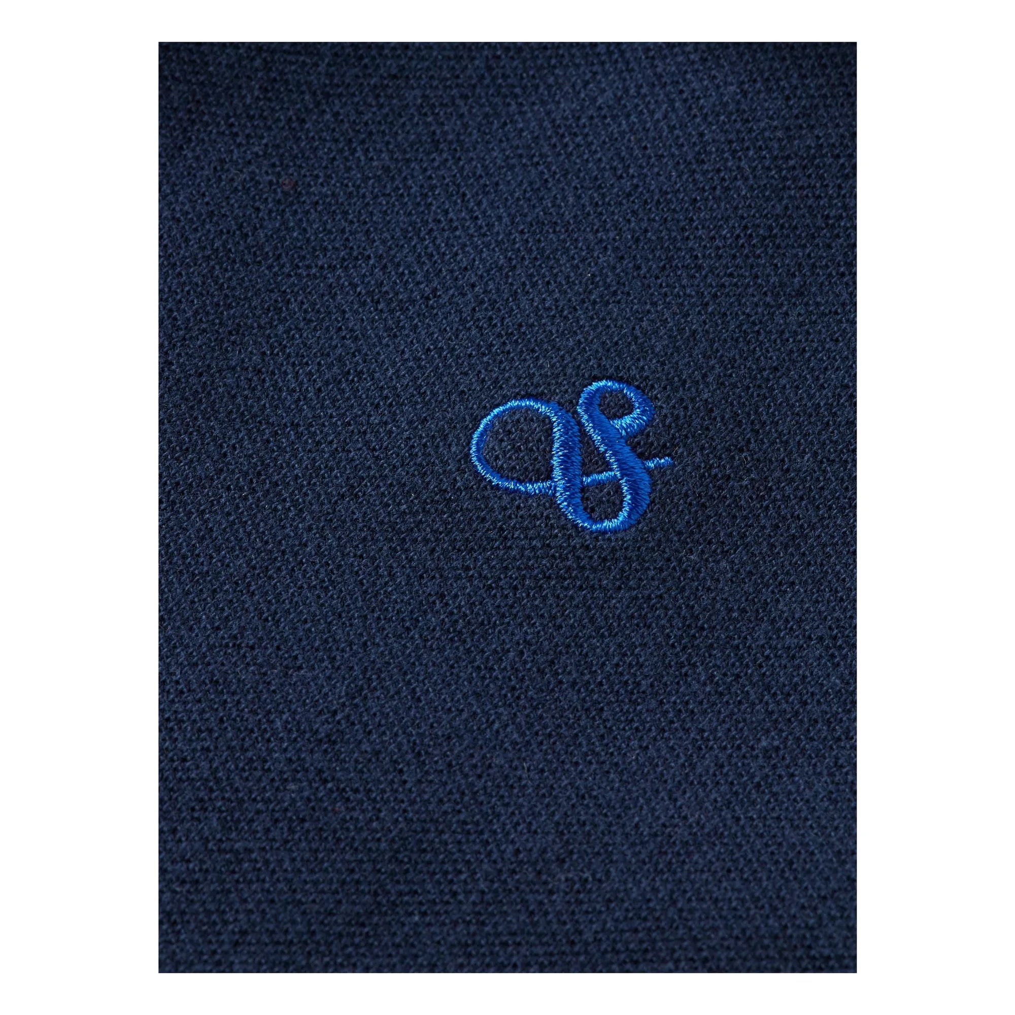 Scotch & Soda – Poloshirt mit besticktem Logo | Marineblau