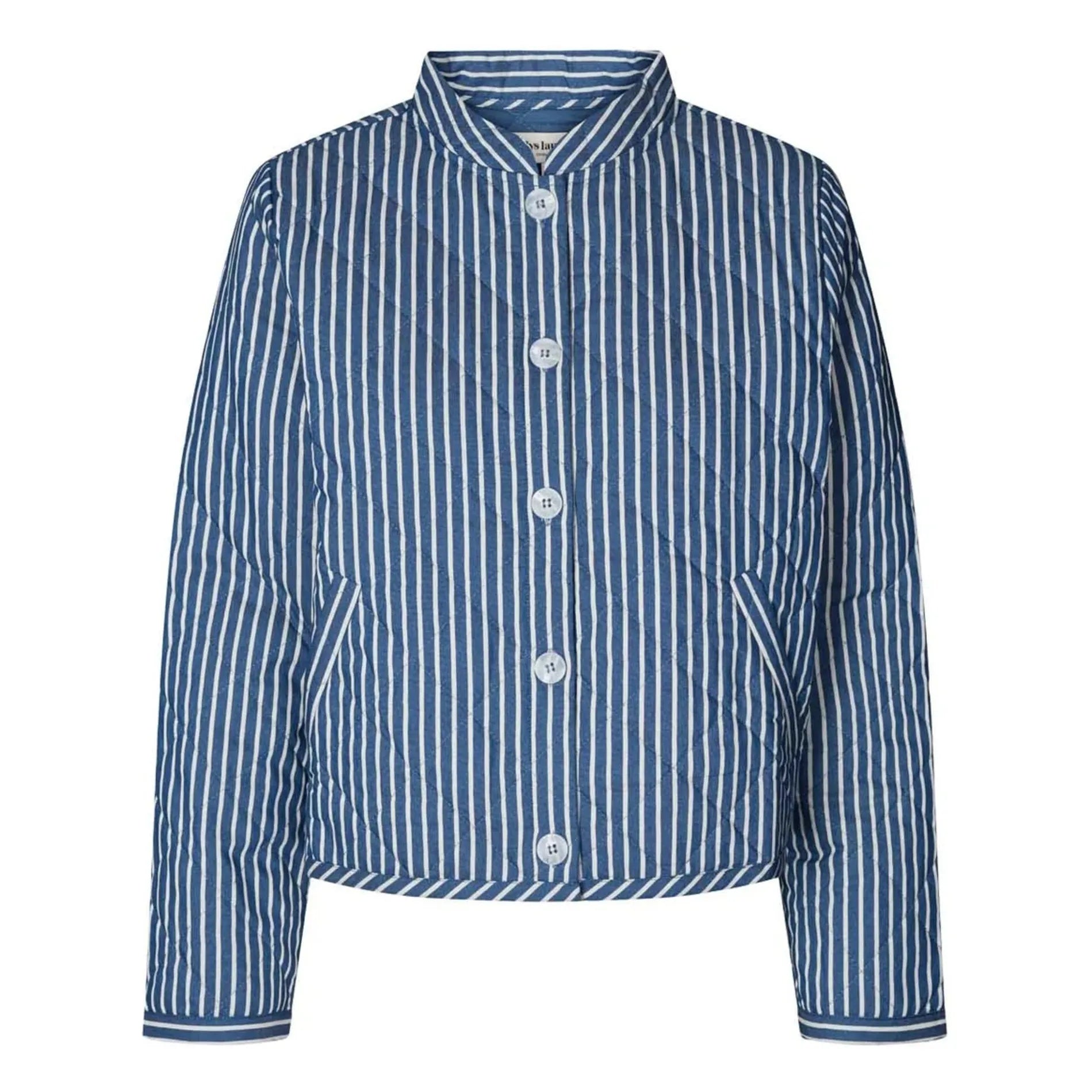 Lollys Laundry - Emilia Gestreifte Jacke | Blau