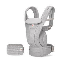 Ergobaby Omni Deluxe Mesh - Pearl Grey-Baby Carriers-Pearl Grey- | Natural Baby Shower
