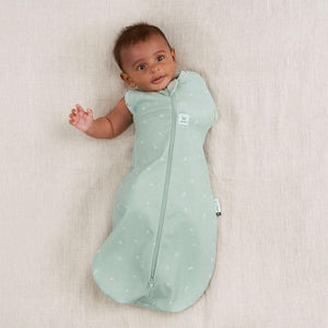 ergoPouch Organic Summer Cocoon Swaddle Sleeping Bag - 0.2 Tog - Sage-Sleeping Bags-Sage-Newborn | Natural Baby Shower